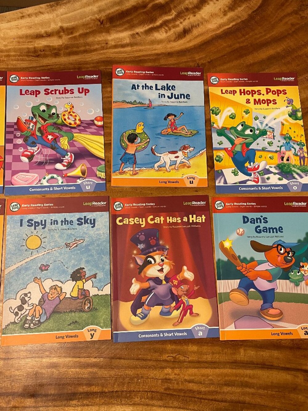 LeapFrog LeapReader Early Reading Books Lot 9 Interactive Phonics Homeschool Set